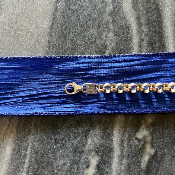 Ultrafine Sterling Silver 999 Rolo Chain Bracelet - Picture 7 of 9